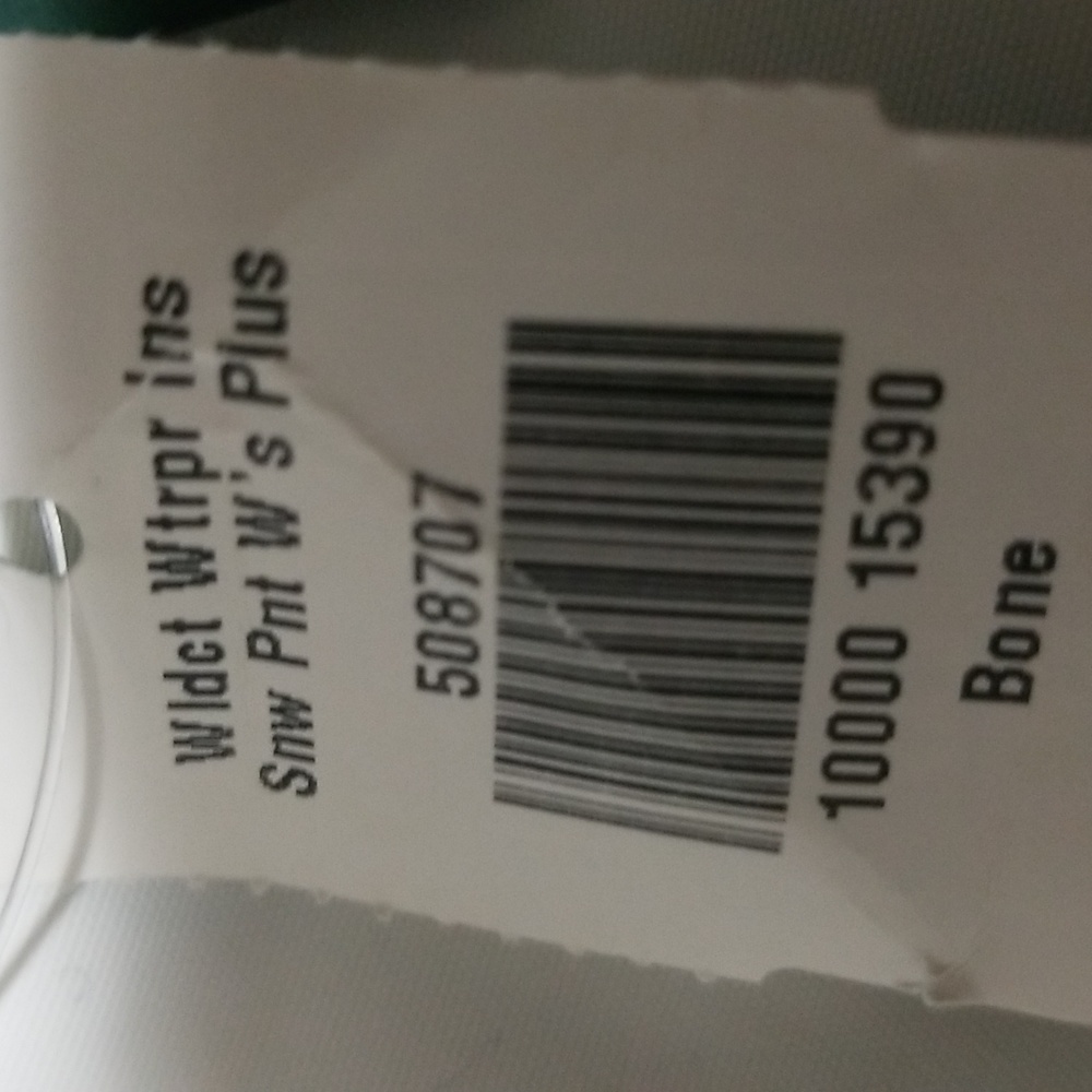 L.L. Bean women's plus size 1X bone white snow pants - Picture 9 of 9
